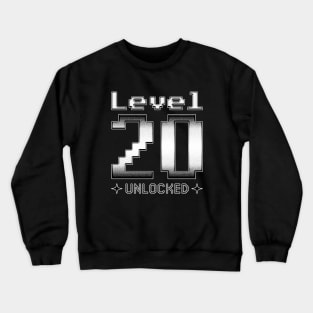 Level 20 Unlocked Crewneck Sweatshirt